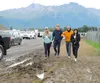 Rain boots were suggested as part of the apparel needed while attending the Alaska State Fair on Sunday after rains left grounds soaked and muddy. Katie Stavick/Frontiersman