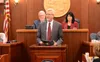 Alaska Chief Justice Peter Maassen delivers the annual State of the Judiciary Address on Wednesday, Feb. 7, 2024, to the Alaska Legislature. Claire Stremple/Alaska Beacon