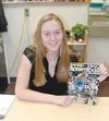 Megan Stearman, a Wasilla High School senior, found her name in
the annual college basketball edition of Street and Smith's
Magazine. Stearman was named a high school All-American, honorable

