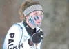 Palmer’s Mariah Shones, above, powers up a slope during the
girls 5-kilometer race on the first day of the Alaska School
Activities Association Cross Country Ski State Championships on at
Bir