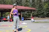 Traveling artist Holly Gittlein works on a community art project commissioned by the City of Wasilla with several teens from MyHouse, the Valley’s sole homeless youth shelter and resource cen