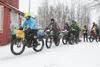 Competitors in the 2014 IditaSport take off at the Knik Museum Friday afternoon. HEATHER A. RESZ/Frontiersman
