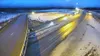 While the Glenn Highway may look clear during the Monday evening commute, drivers are cautioned that the temperatures will dip below freezing and could make for slick road conditions. Courtes