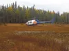 A LifeMed helicopter touches down near Zero Lake Sept. 14 to transport an individual involved in an off-road accident Photo courtesy Christian M. Hart