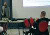New Mat-Su Borough School District Superintendent Gene Stone, right, discusses the district’s offerings related to vocational and career training while featured speaker Kevin Worrell of North