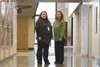 Heather Goecke, manager of the Benteh Nuutah Valley Native Primary Care Center, and Ileen Sylvester, vice president of executive and tribal services for the Southcentral Foundation, stand ins