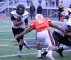 Colony running back Kaiden Jimenez breaks a tackle during a 46-15 win over West Anchorage Aug. 31 in Anchorage. Jimenez has 256 yards rushing this year. Jeremiah Bartz/Frontiersman