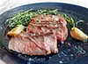 Dry brined steak done