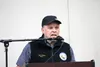 Mat-Su Borough Mayor Vern Halter spoke during a press conference Thursday morning. Borough officials announced the borough is offering free drop off for spruce bark beetle kill trees. Tim Roc