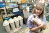ROBERT DeBERRY/Frontiersman Susan Helmericks runs Mat Valley
Kitties Rescue and has been involved with animal rescue for about
12 years. Helmericks holds one of six kittens she took from the
