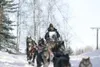 Fairbanks musher and four time Iditarod Trail Sled Dog Race
champion Lance Mackey crest a hill during the 2010 Iditarod. Mackey
won his third Sheep Mountain 150 sled dog race last weekend.
(R
