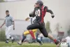 ROBERT DeBERRY/Frontiersman Houston fullback Tyler Barron has
been named first-team All-Northern Lights Conference for his
performance this season. Robert DeBerry