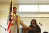 Pastor Ramsey Price says a few words before accompanying his wife, Mildred, in singing ‘Calvary’s Lamb’ at the Mat-Su Martin Luther King Jr. Foundation’s annual holiday celebration. CAITLIN S
