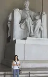 Courtesy photo Houston High School sophomore Brandy Malidore at
the Lincoln Memorial during a recent trip to Washington, D.C.