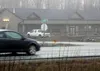 The soon-to-be completed post office along Knik-Goose Bay Road has stirred controversy due to its accessability on the heavily trafficked road just beyond Wasilla city limits. MATT HICKMAN/Fr