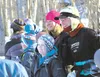 David Johnston smiles for a camera with his wife, Andrea Hambach, and son, David Jr., at the 2014 Iditarod Trail Invitational footrace in March. HEATHER A. RESZ/Frontiersman.com