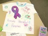 “In Their Shoes,” a domestic-violence awareness event, brought
groups together at the Curtis D. Menard Memorial Sports Center in
Wasilla. (TRACY KALYTIAK/For the Frontiersman)