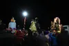 Local actors from the upcoming Beauty and the Beast, the Broadway Musical at the Glenn Massay Theater perform during the annual Colony Christmas Parade of Lights. Photos by Jacob Mann/Frontie