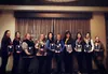 Pictured left to right are Michelle Sturgeon, Gabriella Marincovich, Lori Lloyd, Brenda Colburn, Sarah Nicholson, Dr. Cathy Baldwin-Johnson, Michelle Bayless, Rachael Larson, Dr. Avis Davis, 