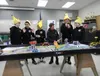 Mid Valley Recycling president Patti Fisher with Banana Botz.  Courtesy photo