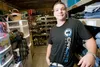 Zachary Simpson, 20, stands inside the new MY House location in Wasilla where he volunteers part-time and works for Car Deets detail shop part-time. Simpson credits MY House with helping to g