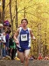 Palmer's Drew Dickson steadily builds a lead during the first
lap of the 4A boys' cross-country race on the Michael Janecek
Trails Saturday. Dickson won the state title with a time of 16:12.
