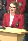Gavyn Menashe, a technical drafting student from CHS and SkillsUSA student State President, said that SkillsUSA "focuses on trades and empowering students to learn their trades.” She is prepa