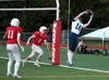 Matthew Watson makes a touchdown catch in the back of the end zone. Bruce Eggleston/matsusports.net