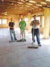 Mat-Su Convention and Visitors Bureau clean out a former Homestead RV building in preparation for a celebration there from 3 to 5 p.m., June 6 marking the Mat-Su Borough’s purchase of the pro