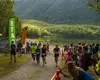 Racers take off from Mirror Lake at the start of the first Alaska Relay in 2017. Photo courtesy of Nathan Luke.