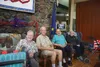 Pioneer Home residents Dorothy Dittman (left), Dave Brown (middle left), Bill Brokaw (middle right), and Annemiek Brunklaus (right). Jacob Mann/Frontiersman