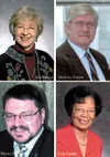 MEA board candidates, clockwise from top left, Kit Jones, Marvin Yoder, Brian Scoresby and Lois Lester.