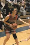 Houston senior center Rachel Stewart scored 12 of her team's 18
first-half points, but Palmer used a second-half surge to defeat
the Hawks 44-28 on Thursday. Photo by JEREMIAH BARTZ/
Frontier