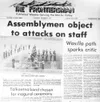 The Dec. 9, 1976, Frontiersman front page features a story about
the Susitna Valley High School marching band about to make a trip
to play at the inauguration of President Jimmy Carter.