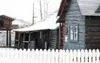 Many of Wasilla's historic buildings behind the Dorothy Page
Museum are falling apart, with rotting logs, leaky ceilings and
cracked foundations. Photo by JOEL DAVIDSON/Frontiersman.