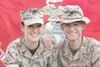 ROBERT DeBERRY/Frontiersman Theodore Swanson, right, joined the
Marine Corp in the winter of 2007. His sister RuthAnn, left, joined
in 2008.
