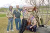 GREG JOHNSON/Frontiersman The Lentz family will welcome its
sixth Eagle Scout at a ceremony today when recent Colony High
School graduate Chad Lentz, far right, is presented Scouting’s
highes