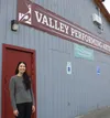 Spencer Rotach stands in front of the VPA theater in downtown Wasilla. Jacob Mann/Frontiersman