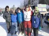 Mushing runs deep in the Redington family. From left are, Ryan
Redington, Julie Redington (Ray Jr.’s wife) Ray Redington, Ray
Redington Jr. and Barb Redington. (ROBERT DeBERRY/Frontiersman) R