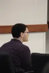 Dominic Johnson during closing statements Thursday