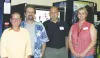 Instructors for the Houston Summer School programs, from left to
right: Kathy Sikora from the reading program, and Norm Cosgrove,
Chad Lusk and Trish Kohut from the Title One summer school pr