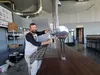 Jake Wade prepares a beer at the Bearpaw River Brewing Company's new railroad location. Jacob Mann/Frontiersman