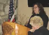 Julie Nolen with the Alaska Small Business Development Center discusses business trends Feb. 16 at the Wasilla Chamber of Commerce’s weekly luncheon. STEVEN MERRITT/Frontiersman