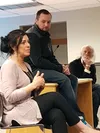 Kara Nelson of Haven House in Juneau, left, and Karl Soderstrom, co-founder of the Mat-Su's Fiend2Clean, center, are two of the scheduled panelists for the upcoming Aug. 25 recovery summit. M