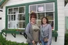Sherri Hamming and Heather Lampard pose for a photo in front of the Colony House Museum. Jacob Mann/Frontiersman