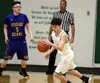 Colony freshman Jeremiah Hursrud picks up a loose ball after a Kodiak turnover during a win over the Bears last week. Colony is listed third in the 4A boys' class in the first WPI ranking of 