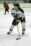 Colony forward Justin Grey fires the puck toward the Kenai net
during the Kardinals 6-1 win over the Knights on Saturday. Grey
scored the lone goal for Colony. JEREMIAH BARTZ/ Frontiersman