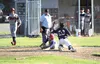 Alaska Road Warriors infielder Matt Palmer slides safely into home plate during an 11-0 win over Eagle River Wednesday, June 15, at McManus Field in Wasilla. Palmer scored four times in the w