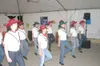 MICHAEL ROVITO/Frontiersman The Tanaina Tapping Teachers bust a
move at the Alaska State Fair’s “Alaska’s Got Talent” contest
Wednesday night.