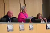Mat-Su Borough Mayor Edna DeVries speaks during the Jan. 2, 2024, assembly meeting. Courtesy of the Mat-Su Borough